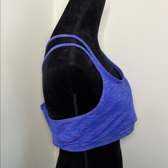Athleta Women's Blue Strappy Sports Bra Workout Bra Size XL - Picture 11 of 12